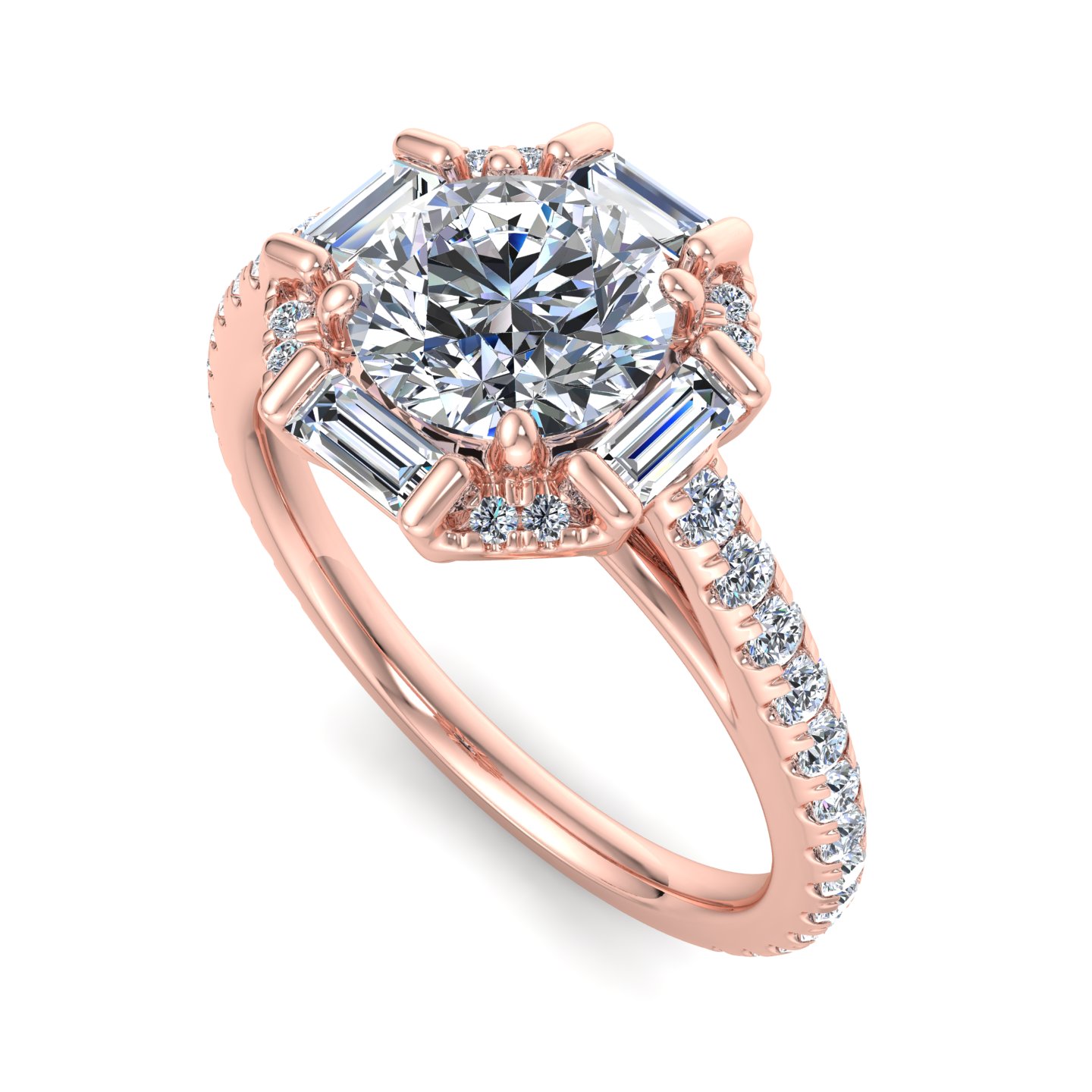 Destiny Halo Engagement Ring